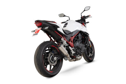 SCORPION CB 750 Hornet 2023 - 2025 尾段 新GP 白鐵/黑管, 六角 白鐵/碳纖維